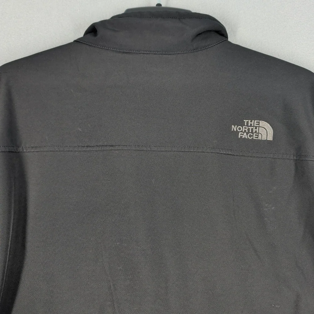 The North Face Jacket Mens XL Black Apex Bionic Softshell Windwall Fleece Lined